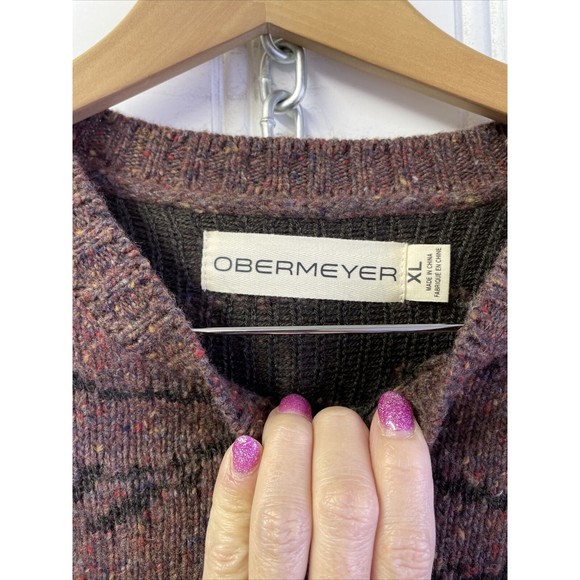 Obermeyer The Bells Merino Wool Alpaca Blend Men's Sweater - Size XL NWT $189‎ - Picture 9 of 16